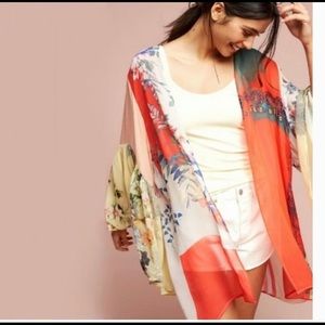 Anthropologie Floreat kimono